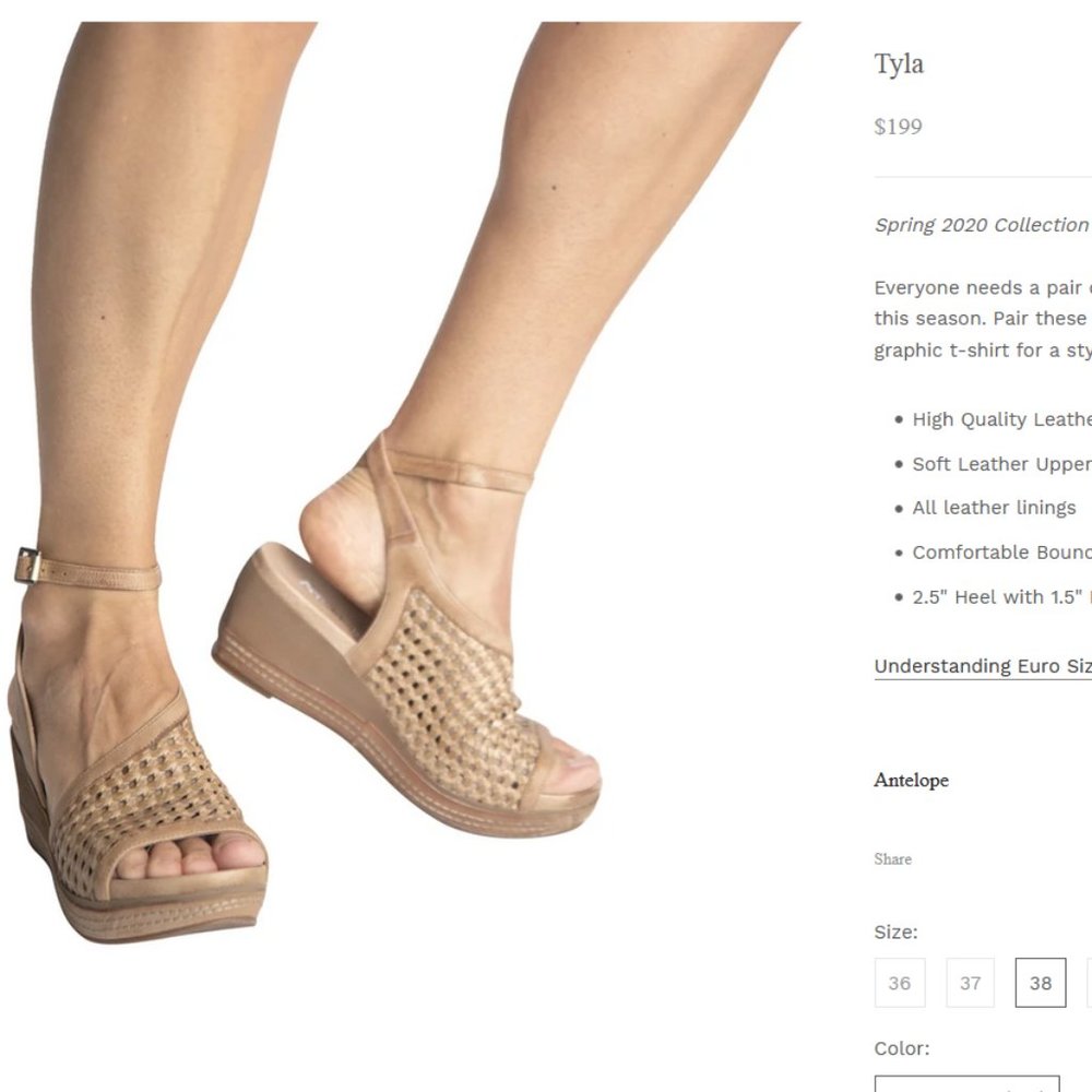 NIB Tyla leather platform sandals - Picture 12 of 12